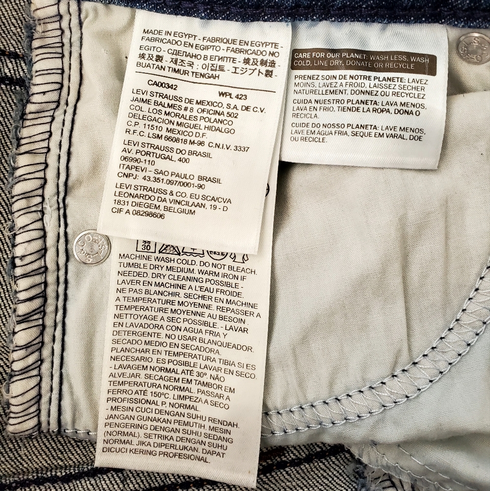 Levi's Women's Mid Rise Skinny Jeans Sz 10M - Picture 4 of 6